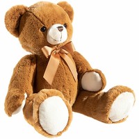 Heunec BäR Mit Schleife Braun, TeddybäR, Kuscheltier, PlüSchtier, Stofftier, ...