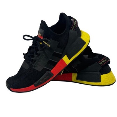 Adidas NMD R1 Munich Black Red Yellow Boost Sneakers Men's Size 6.5