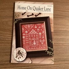 Home On Quaker Lane Cross Stitch Design By Brenda Gervais