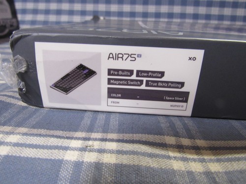 Nuphy Air75 HE+ Gaming Keyboard, Magnetic Jade Switches, Space Silver FREE SHIP. - Picture 4 of 23