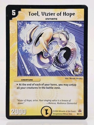 Toel, Vizier of Hope M7/Y1 Duel Masters TCG Card 2004 Wizards of the Coast