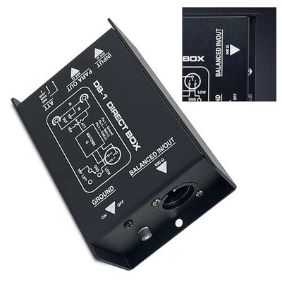 Passiver Stereo DI-Box-Splitter XLR-Audiosystem für Gitarre und Bass