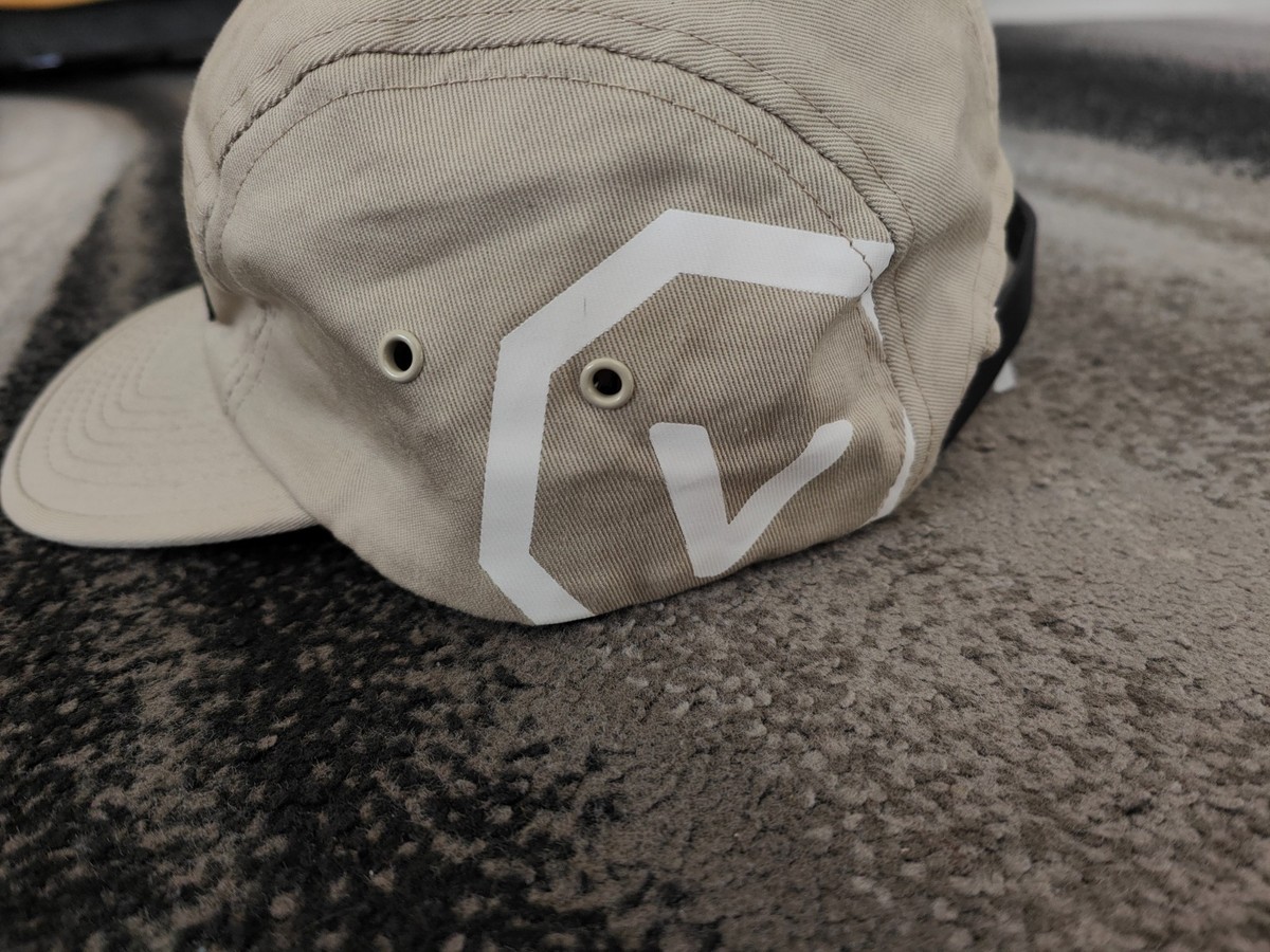 visvim ストライプ キャップ M-L Supreme x Visvim Camp 5 panel Cap adjustable one size, Beige White