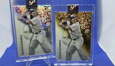 2022 Topps Pristine - Manny Ramirez Gold Refractor # 34/50 And Encased No. 115