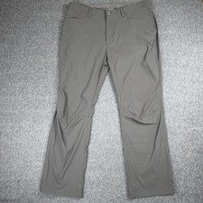 Eddie Bauer Tech Pant Mens Size 36x30 Grey Nylon Spandex Outdoor Hiking