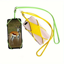 Silicone Universal Phone Lanyard Case, Mobile Accessories, Neck Strap Holder