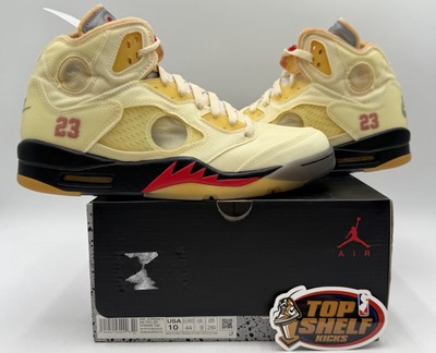 DS New Nike Air Jordan 5 Off White Sail 2020 Size 10 Rare Retro Authentic MJ OG