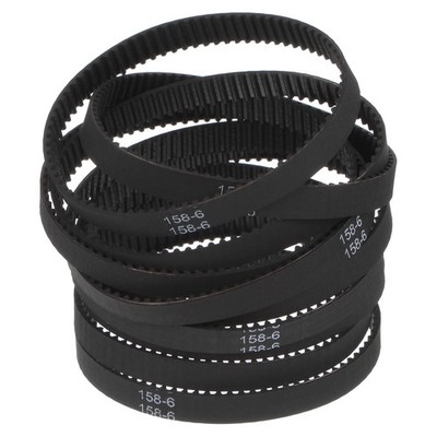 10pcs 2GT Timing Belt Closed Loop Rubber Belts 158-2GT-6, 6mm Width x 158mm L