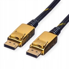 2m Displayport Cable DP-DP M/M - 4K 60Hz, Gold Plated, Braided