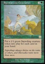 Spontaneous Generation - Heavy Play MTG Mercadian Masques