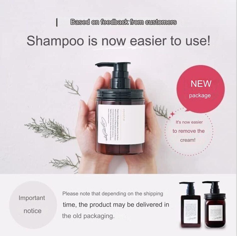 Cocone Clay Cream Shampoo Hair Care Organic Moisturizing All