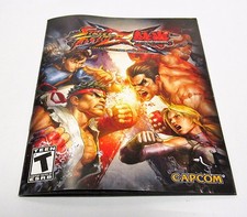 Street Fighter x Tekken Instruction Manual Booklet ONLY  PS3 
