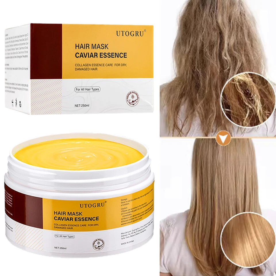 UTOGRU Keratin Hair Collagen Treatment Natural Argan Oil Hair Mask Deep conditioning