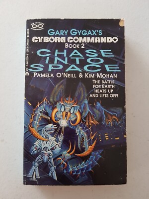 Cyborg Commando Book - #2 Chase Into Space 1988 PB Pamela O'Neill Kim Mohan
