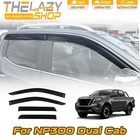 Injection Weather shields Weathershields for Nissan Navara NP300 D23 Dual Cab