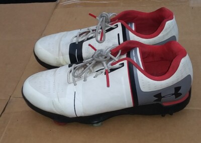 Under Armour Golf Shoes Cleats Spikes 6Y Youth 1301154-108 Jordan Spieth One Jr 