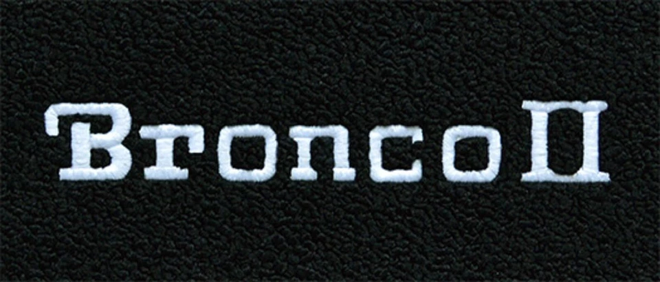ACC 1984-1990 Ford Bronco II Logo 4pc Cutpile Floor Mats - Image 3 of 4