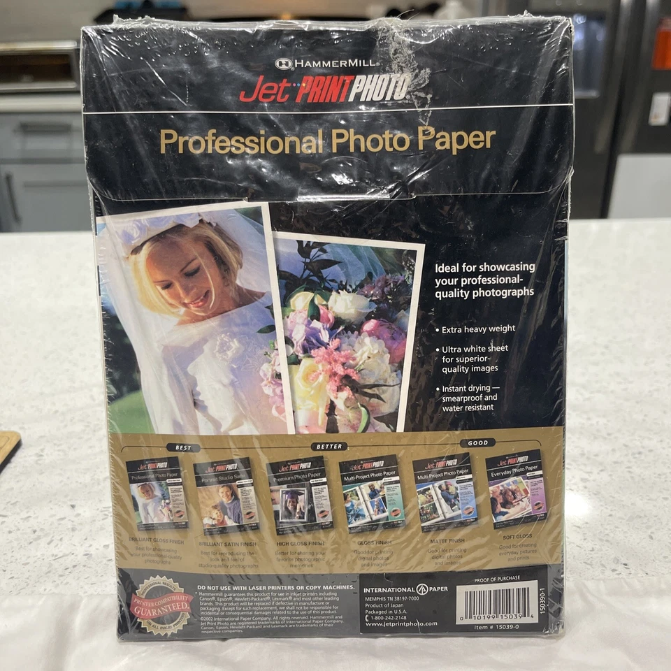 Professional Photo Paper Hammermill Jet Print 4" x 6" 10 mil Gloss 48 Sheets - Image 4 of 4