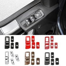 ✅ Inner Window Lift Switch Button Decor Panel Cover Trim For 2015-2020 Ford F150