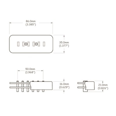 Alnico V STAPLE P90 Soap Bar Guitar Neck Pickup Black | eBay