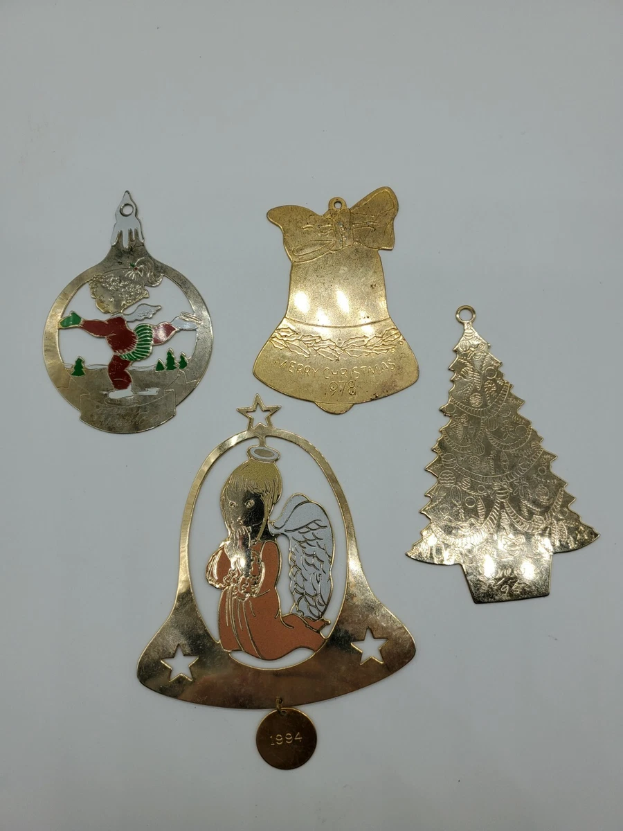 Brass christmas ornaments deals
