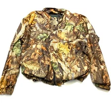 Mad Dog Gear Hunting Jacket Men's Large Multicolor Realtree Mesh Lined Full Zip
