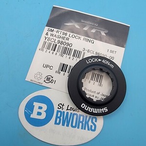 Shimano XTR SM-RT96 Centerlock Disc Brake Lockring & Washer NEW   f9