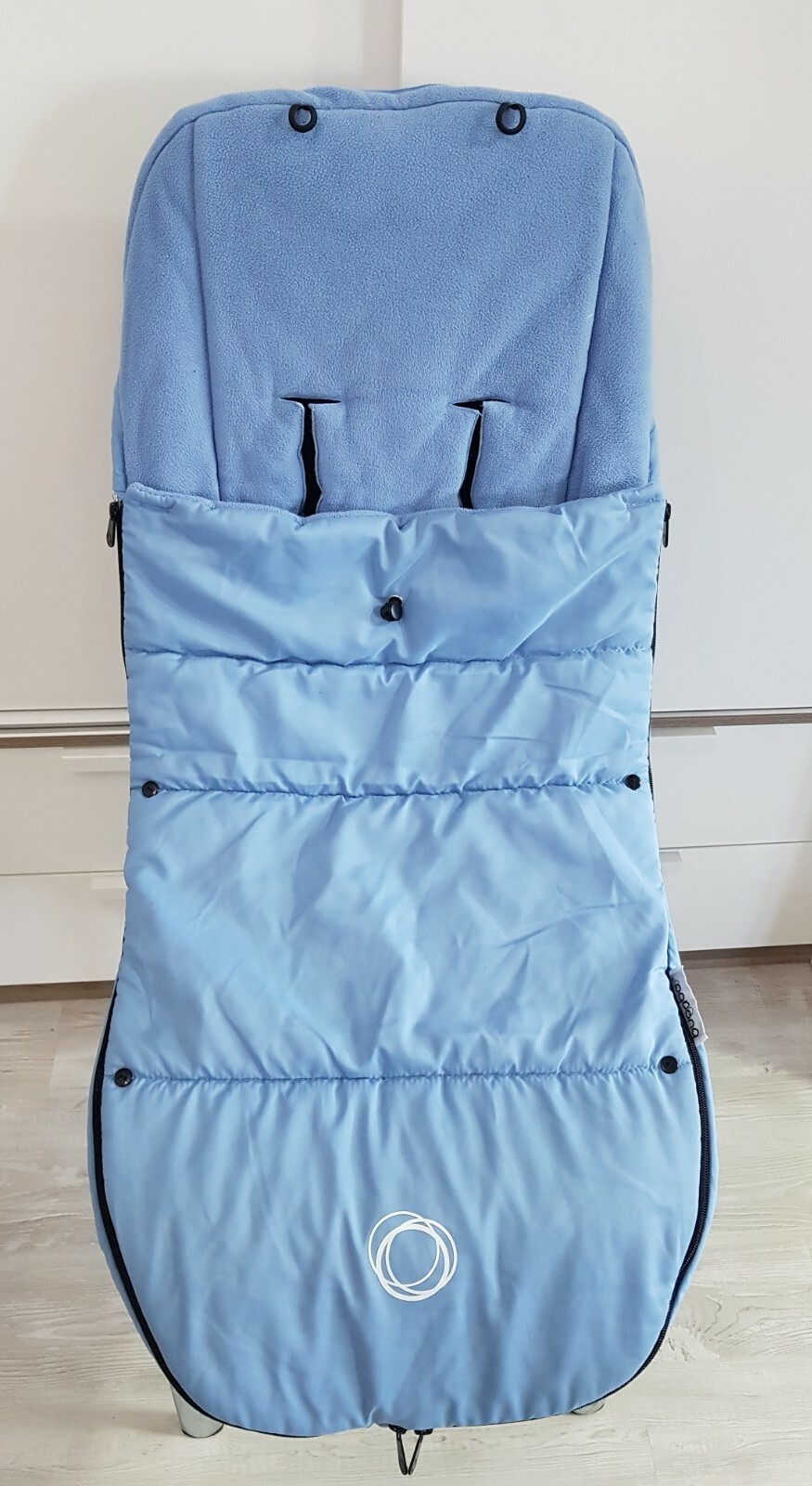 bugaboo ice blue footmuff