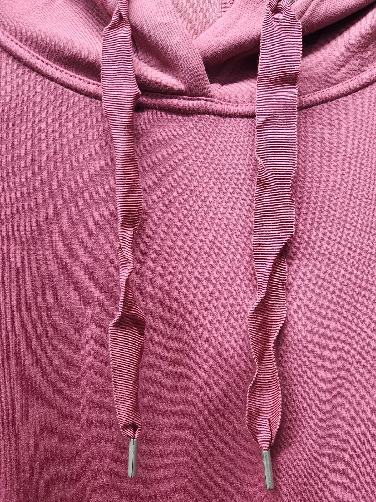 VETEMENTS Felpa con cappuccio donna Maroon Apana leggera grande yoga fitness morbida