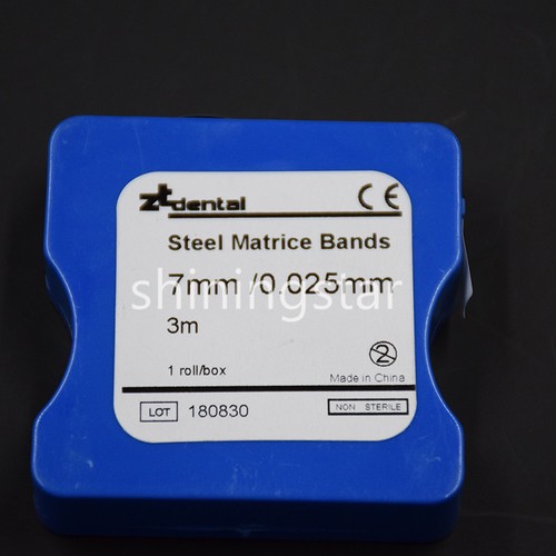 Dental Striproll Stainless Steel Matrix Bands Strips Teeth Restoration 5/6/7 mm - Picture 25 of 28