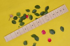 Maple Electric Guitar Fretboard 24 Fret 24.75 Inch Black Spot Inlay Parts