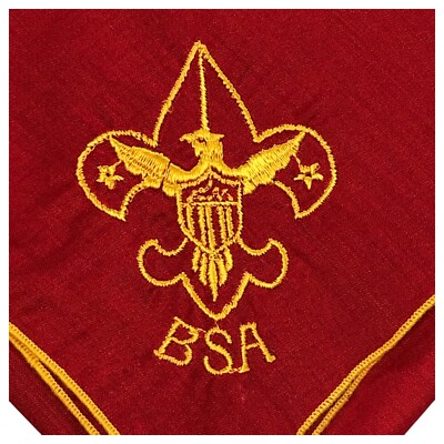 Red Bsa Lettering BSA Embroidered FDL Style Neckerchief RED (LB1776) | eBay