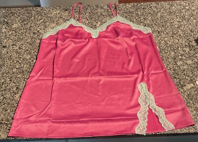 chinese dress ladies Lace Trim Satin Slip Dress main image 1