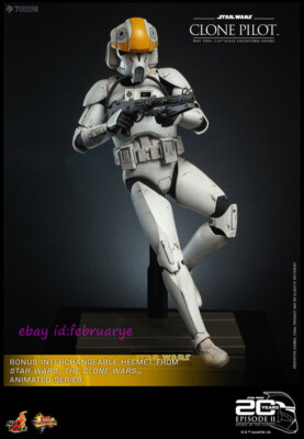 Hot Toys 1/6 Mms648 Star Wars Episode II Clone Pilot Action Figure