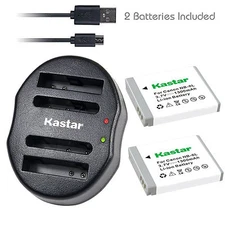 Kastar NB-6L Battery Charger for Canon PowerShot S120 SX170 IS SX240 HS SX260 HS