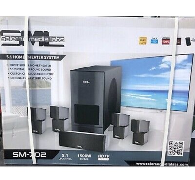 salerno media labs 5.1 home theater system