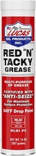Lucas Oil Red 'N' Tacky Grease Rust Oxidation Inhibitors Wheel Bearing 14 Oz New
