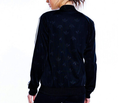 Medium adidas Originals Womens Wet LOOK Supergirl Track Top Jacket
