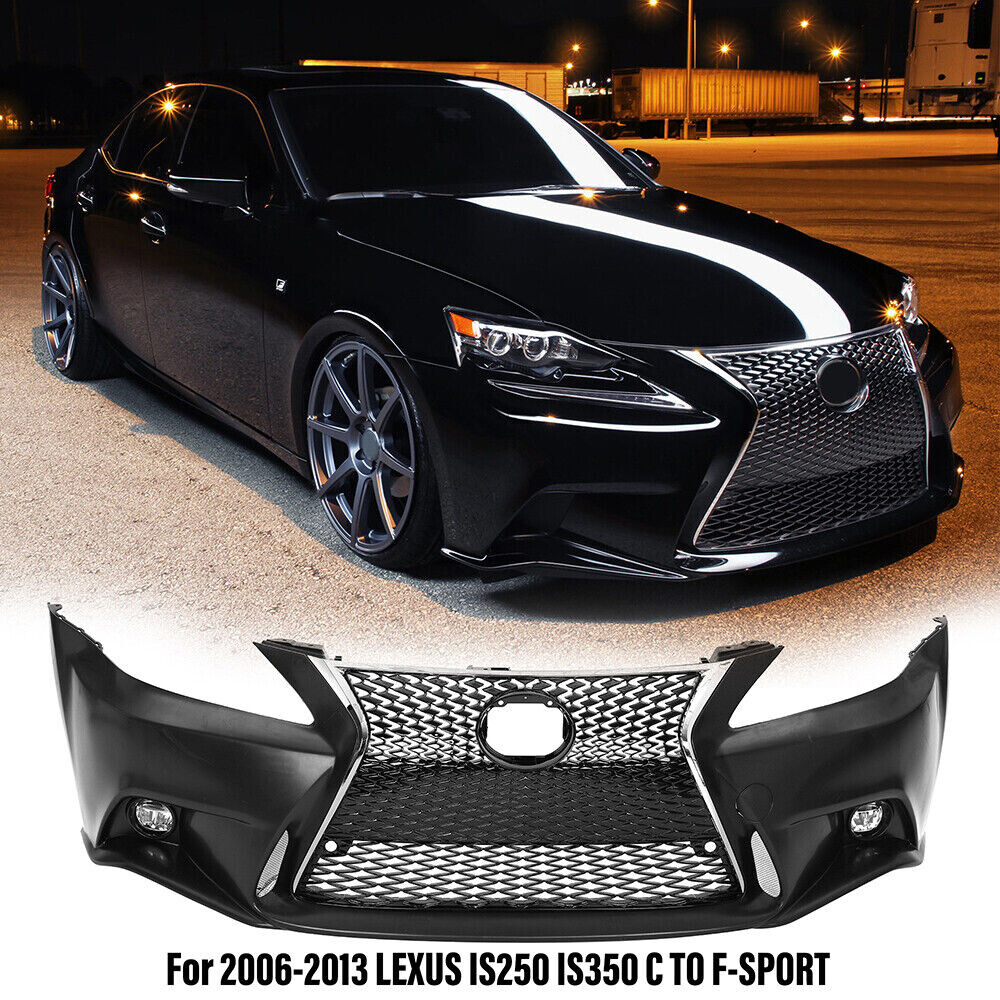 For 2006-2013 Lexus IS250 IS350 Front Bumper Cover Conversion to