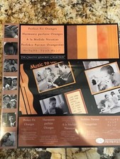 CREATIVE MEMORIES SCRAPBOOK PERFECT FIT ORANGE PHOTO MOUNTING PAPER 12 X 12 NIP