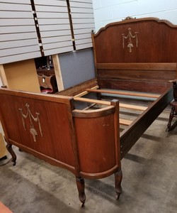 Antikvarnyj 58 W Polnyj Krovat Izgolove Izognutye Podnozhka