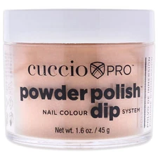 Cuccio Pro Powder Polish Nail Colour Dip System - Rose Gold Slippers - 1.6 oz