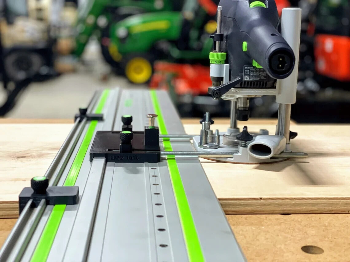 ToolCurve LR 32 Hole Drilling System for Festool 1010 Router & Rail Adapter
