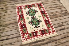 Tappeto Kilim turco 31''x42'' tessuto a mano Kayseri Kilim 80x107 cm tappeto ...