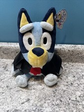 Bluey Halloween Vampire Dracula Plush 12  Stuffed Animal NWT