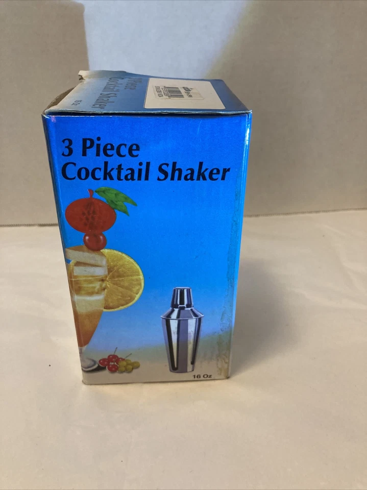 Coctelera Update International de acero inoxidable 3 piezas - 16 oz. Foto 2 de 4