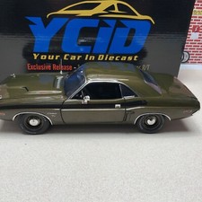 1/18 ACME / YCID 1971 Dodge Challenger R/T Gold Brown USED A1806115GY Serial 76