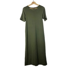 Banana Republic Green Short Sleeve Tie Waist Midi Dress XS