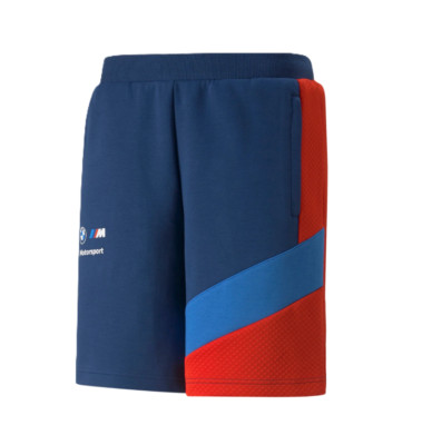 Puma Men's BMW Motorsport SWEAT SHORTS Blue/Red 535868-04 SIZE:S g