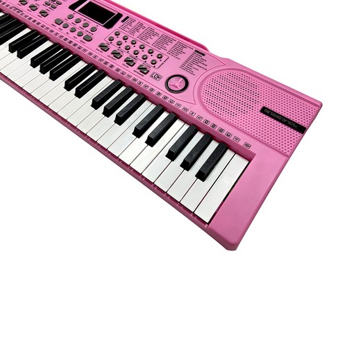 Pink Electric Piano w/Mic Digital Music Electronic Keyboard Kids Christmas Gift - Picture 8 of 11